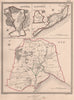 SUSSEX TOWNS. Arundel Hastings Rye borough plans. CREIGHTON/WALKER 1835 map