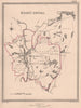 KIRKBY KENDAL town & borough plan. Cumbria. CREIGHTON/WALKER 1835 old map
