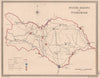 NORTH RIDING OF YORKSHIRE antique county map by CREIGHTON/WALKER. Electoral 1835