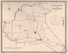 EAST RIDING OF YORKSHIRE antique county map by CREIGHTON/WALKER. Electoral 1835