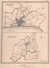 E YORKSHIRE TOWNS. Kingston-upon-Hull Beverley plans. CREIGHTON/WALKER 1835 map