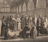 Anglican clergy in church. GROSE 1776 old antique vintage print picture