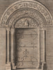BARFRESTONE CHURCH. 'The grand door of Barfreston Church in Kent'. GROSE 1776