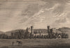 NAWORTH CASTLE, Cumberland. Plate 1. Cumbria. GROSE 1776 old antique print
