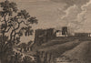 DURHAM CASTLE. GROSE 1776 old antique vintage print picture