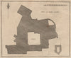 PLAN OF RABY CASTLE, Durham. GROSE 1776 old antique vintage print picture