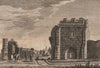 LLANTHONY SECUNDA PRIORY, Gloucestershire Plate 1. GROSE 1776 old print