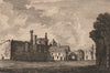 THORNBURY CASTLE, Gloucestershire. GROSE 1776 old antique print picture