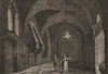 NETLEY ABBEY, Hampshire. The Abbot's kitchen. GROSE 1776 old antique print