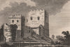 PORTCHESTER CASTLE, Hampshire. GROSE 1776 old antique vintage print picture