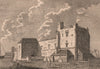 THE SOUTH GATE AND TOWER, Southampton, Hampshire. GROSE 1776 old antique print