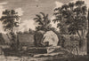 THE CHIDING STONE, Chiddingstone, Kent. GROSE 1776 old antique print picture