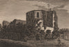 CHILHAM CASTLE, Kent. GROSE 1776 old antique vintage print picture