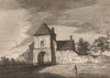 FAVERSHAM ABBEY, Kent. Plate 2. GROSE 1776 old antique vintage print picture