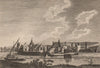 HALLING HOUSE, Kent. GROSE 1776 old antique vintage print picture