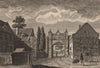 WINCHEAP GATE, Canterbury, Kent. GROSE 1776 old antique vintage print picture