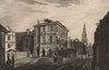 CHRIST'S HOSPITAL, London. Plate 2. GROSE 1776 old antique print picture