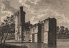 CAISTOR HALL, Norfolk. 'Castre, or Castor Hall or Castle'. Plate 1. GROSE 1776