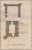 CAISTOR CASTLE. 'Fostolf or Caster Castle, Norfolk'. GROSE 1776 old print