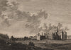 LINDISFARNE, or Holy Island Monastery, Northumberland. Plate 1. GROSE 1776