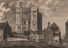 THE CASTLE AT NEWCASTLE, Northumberland. GROSE 1776 old antique print picture