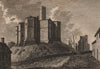 WARKWORTH CASTLE, Northumberland. Plate 1. GROSE 1776 old antique print