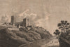 THE CATHEDRAL CHURCH OF DURHAM. GROSE 1776 old antique vintage print picture