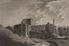 BRINKBURN PRIORY, Northumberland. GROSE 1776 old antique vintage print picture