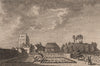 OXFORD CASTLE, Oxfordshire. GROSE 1776 old antique vintage print picture