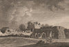 BUILDWAS ABBEY, Shropshire. 'Bildewas Abbey'. GROSE 1776 old antique print