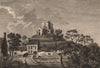 BURROUGH CHAPEL, Somersetshire. GROSE 1776 old antique vintage print picture