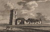 ALL SAINTS CHURCH, DUNWICH, Suffolk. GROSE 1776 old antique print picture