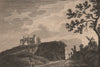 ST CATHERINE'S HILL, Guildford, Surrey. GROSE 1776 old antique print picture