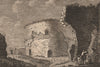 WINCHELSEA CASTLE, Sussex. GROSE 1776 old antique vintage print picture