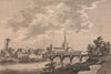 HEREFORD CATHEDRAL, Herefordshire. Plate 1. GROSE 1776 old antique print