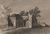 KENILWORTH PRIORY, Warwickshire. GROSE 1776 old antique vintage print picture