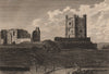 BROUGH CASTLE, Westmorland, Cumbria. GROSE 1776 old antique print picture