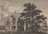 ST. AGATHA'S MONASTERY, near Richmond, Yorkshire. Plate 2. GROSE 1776 print