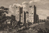 BOLTON CASTLE, Yorkshire. GROSE 1776 old antique vintage print picture