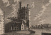 CAERNARVON CASTLE, North Wales. Caenarfon. Plate 2. GROSE 1776 old print