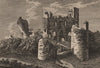 CAERPHILLY CASTLE. 'Caerphily or Sengenneth Castle, Glamorgan'. 2. GROSE 1776