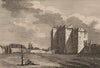 CARDIFF CASTLE. The Tower. Glamorganshire, Wales. GROSE 1776 old antique print