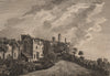 COITY CASTLE, Glamorganshire, Wales. GROSE 1776 old antique print picture
