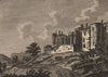 POWIS CASTLE, Montgomeryshire, Wales. GROSE 1776 old antique print picture