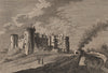 CAREW CASTLE, Pembrokeshire, Wales. GROSE 1776 old antique print picture