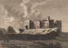 THE CASTLE IN THE ISLE OF LUNDY Plate 2, Devon. GROSE 1776 old antique print