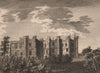 BRANCEPETH CASTLE, Durham. 'Branspeth Castle'. GROSE 1776 old antique print