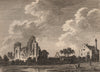 SOUTHWELL, Nottinghamshire. The Archbishop of York's Palace. GROSE 1776 print