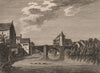 MONMOUTH. The Monnow gate & bridge. Monmouthshire. GROSE 1776 old print