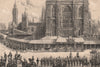 Arrival of the Queen at Westminster Abbey, 21st June, 1887. London 1890 print